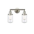 thumbnail image 1 of Innovations Lighting 208 Dover Dover 2 Light 14" Wide Bathroom Vanity Light - Nickel, 1 of 2