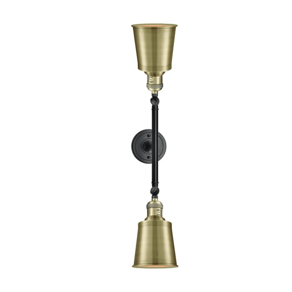 Innovations Lighting 208L Addison Addison 2 Light 6" Wide Vanity Light - Black