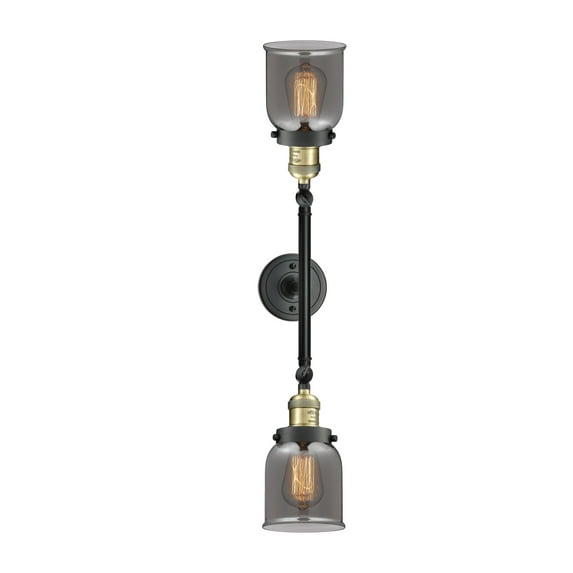 Innovations Lighting 208L Small Bell Small Bell 2 Light 23" Wide Bathroom Vanity Light -