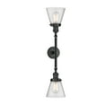 thumbnail image 1 of Innovations Lighting 208L-BK-G64 Small Cone 2 Light 23" Wide Bathroom Vanity Light - Black, 1 of 2