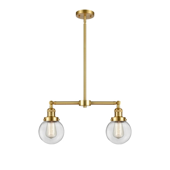 Innovations Lighting 209-10-23 Beacon Linear Beacon 2 Light 23" Wide Linear Pendant /