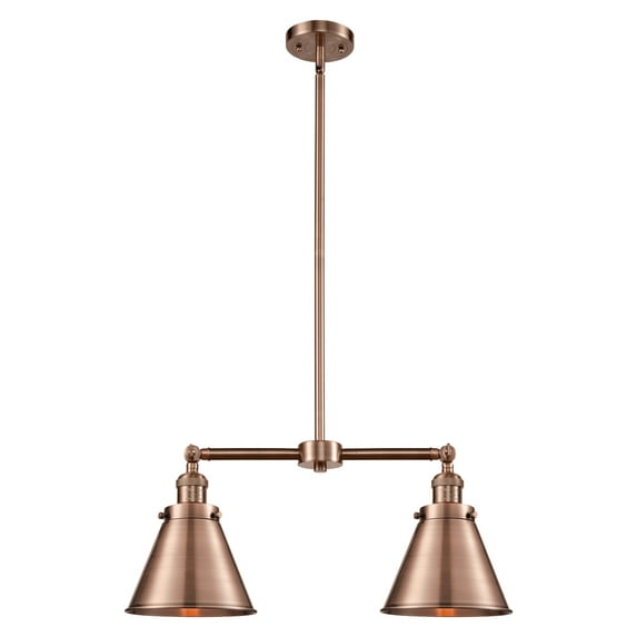 2 Light Vintage Dimmable Led Chandelier