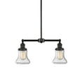 thumbnail image 1 of Innovations Lighting 209 Bellmont Bellmont 2 Light 21" Wide Linear Chandelier / Semi-Flush, 1 of 7