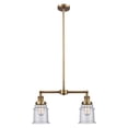 thumbnail image 1 of Innovations Lighting 209 Canton Canton 2 Light 21" Wide Linear Chandelier / Semi-Flush, 1 of 7