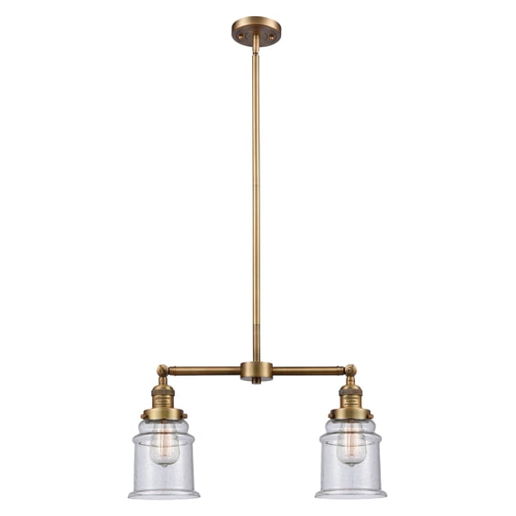 Innovations Lighting 209 Canton Canton 2 Light 21" Wide Linear Chandelier / Semi-Flush