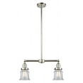 thumbnail image 1 of Innovations Lighting 209 Canton Canton 2 Light 21" Wide Linear Chandelier / Semi-Flush, 1 of 7