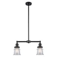 thumbnail image 1 of Innovations Lighting 209 Canton Canton 2 Light 21" Wide Linear Chandelier / Semi-Flush, 1 of 7