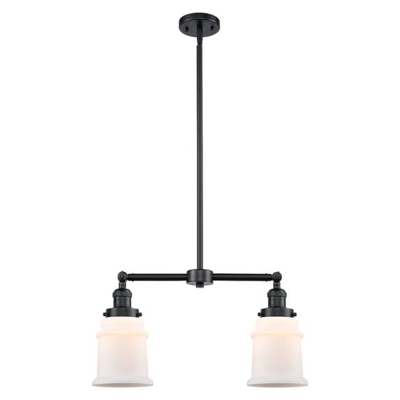 Innovations Lighting 209-OB-G181 Canton 2 Light 21" Wide Linear Chandelier / Semi-Flush