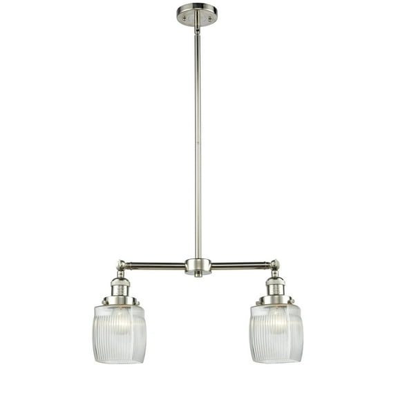Innovations Lighting 209 Colton Colton 2 Light 22" Wide Linear Chandelier / Semi-Flush