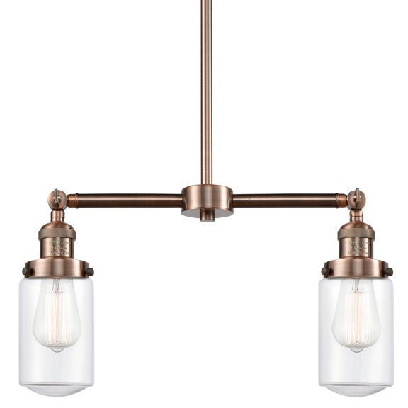 Innovations Lighting 209 Dover Dover 2 Light 21" Wide Chandelier / Semi-Flush Ceiling