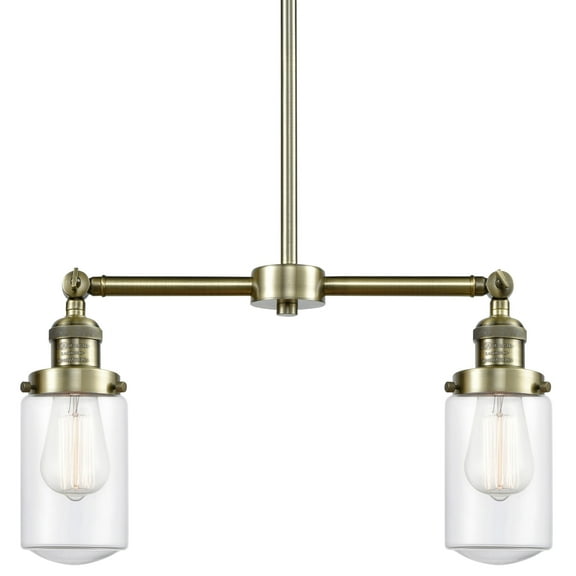 Innovations Lighting 209 Dover Dover 2 Light 21" Wide Chandelier / Semi-Flush Ceiling