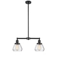 thumbnail image 1 of Innovations Lighting 209-OB-G172 Fulton 2 Light 21" Wide Linear Chandelier - Bronze, 1 of 7