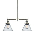 thumbnail image 1 of Innovations Lighting 209 Large Cone Large Cone 2 Light 21" Wide Linear Chandelier /, 1 of 7