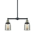 thumbnail image 1 of Innovations Lighting 209-BAB-G58 Small Bell 2 Light 21" Wide Linear Chandelier /, 1 of 7