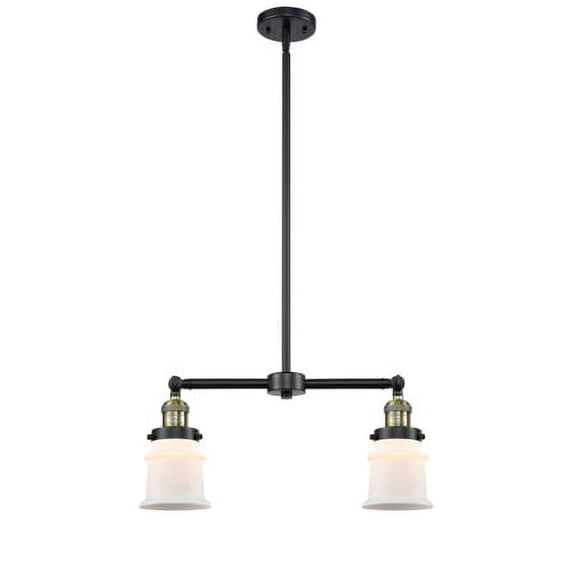 Innovations Lighting 209 Small Canton Small Canton 2 Light 21" Wide Linear Chandelier /