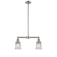 thumbnail image 1 of Innovations Lighting 209 Small Canton Small Canton 2 Light 21" Wide Linear Chandelier /, 1 of 2