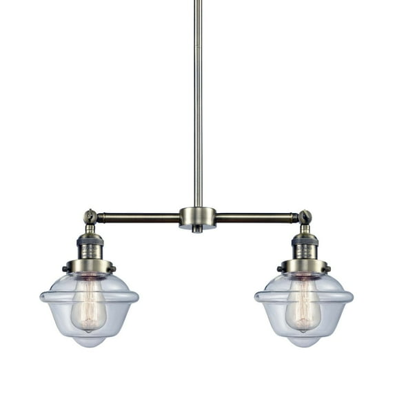 Innovations Lighting 209 Small Oxford Small Oxford 2 Light 24" Wide Linear Chandelier /