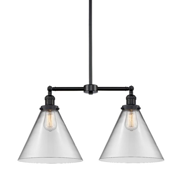 Innovations Lighting 209 X-Large Cone X-Large Cone 2 Light 21" Wide Linear Chandelier /
