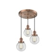 thumbnail image 1 of Innovations Lighting 211/3-6 Beacon Beacon 3 Light 16" Wide Multi Light Pendant - Copper, 1 of 1