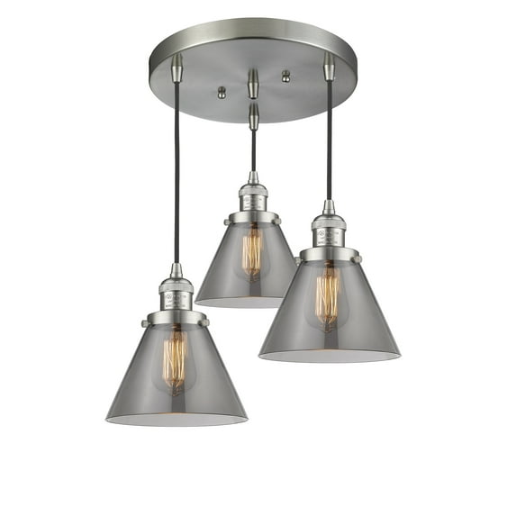 Innovations Lighting 211/3 Large Cone Large Cone 3 Light 13" Wide Multi Light Pendant -