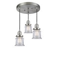 thumbnail image 1 of Innovations Lighting 211/3 Small Canton Small Canton 3 Light 13" Wide Multi Light Pendant, 1 of 1