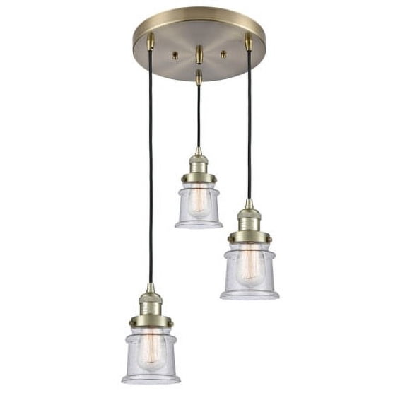 Innovations Lighting 211/3 Small Canton Small Canton 3 Light 13" Wide Multi Light Pendant