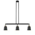 thumbnail image 1 of Innovations Lighting 213-BAB-M9-BK Addison 3 Light 38" Wide Linear Chandelier - Black, 1 of 2