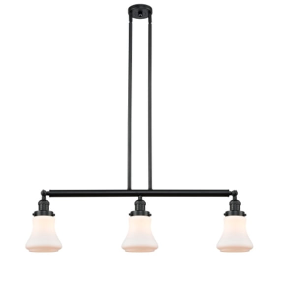Innovations Lighting 213 Bellmont Bellmont 3 Light 39" Wide Linear Chandelier - White