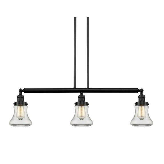 Innovations Lighting 213-S Bellmont Bellmont 3 Light 39" Wide Linear Chandelier - Bronze