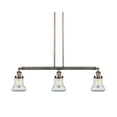 thumbnail image 1 of Innovations Lighting 213-S Bellmont Bellmont 3 Light 39" Wide Linear Chandelier - Copper, 1 of 7