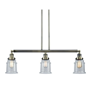 Innovations Lighting 213-S Canton Canton 3 Light 39" Wide Linear Chandelier - Brass