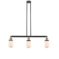 thumbnail image 1 of Innovations Lighting 213-BAB-G311 Dover 3 Light 37" Wide Linear Chandelier - MultiColor, 1 of 2