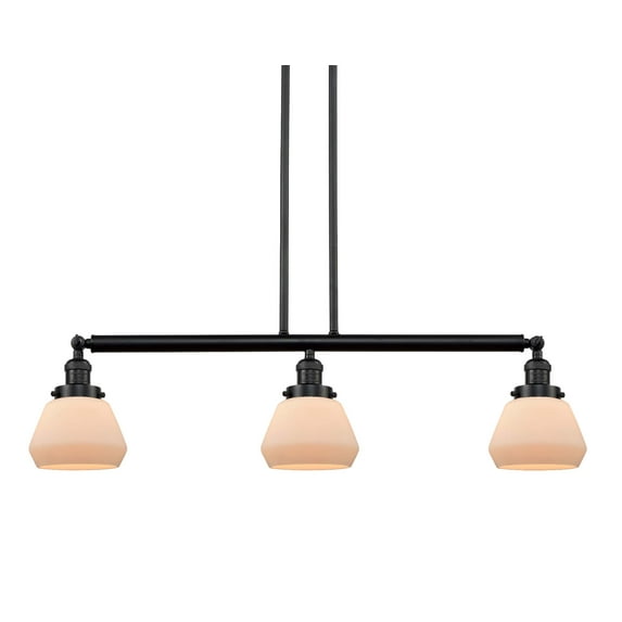 Innovations Lighting 213-S Fulton Fulton 3 Light 39" Wide Linear Chandelier - White