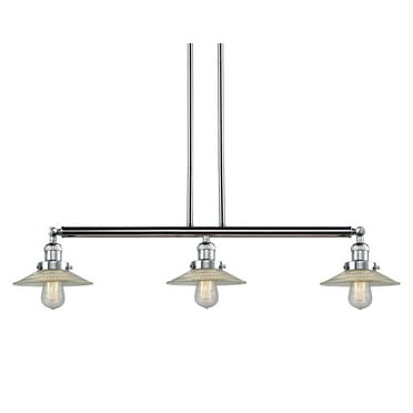 Innovations Lighting 213-S Halophane Halophane 3 Light 41" Wide Linear Chandelier - Chrome