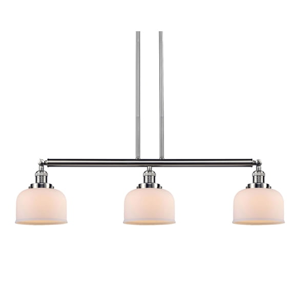 Innovations Lighting 213-S Large Bell Bell 3 Light 41" Wide Commercial Linear Chandelier -