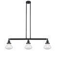 thumbnail image 1 of Innovations Lighting 213-BK-G322 Olean 3 Light 39" Wide Linear Chandelier - Black, 1 of 2