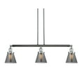 thumbnail image 1 of Innovations Lighting 213-S Small Cone Cone 3 Light 39" Wide Commercial Linear Chandelier -, 1 of 7