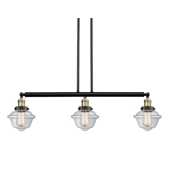 Innovations Lighting 213-S Small Oxford Small Oxford 3 Light 40" Wide Linear Chandelier -