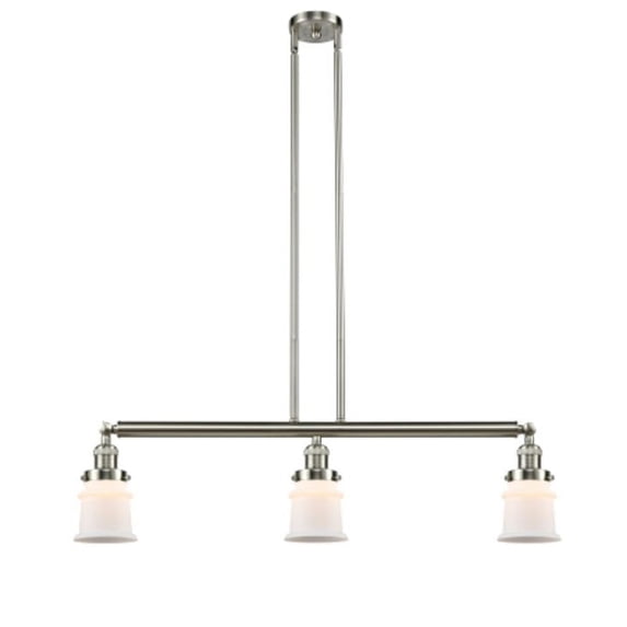 Innovations Lighting 213 Small Canton Small Canton 3 Light 39" Wide Linear Chandelier -