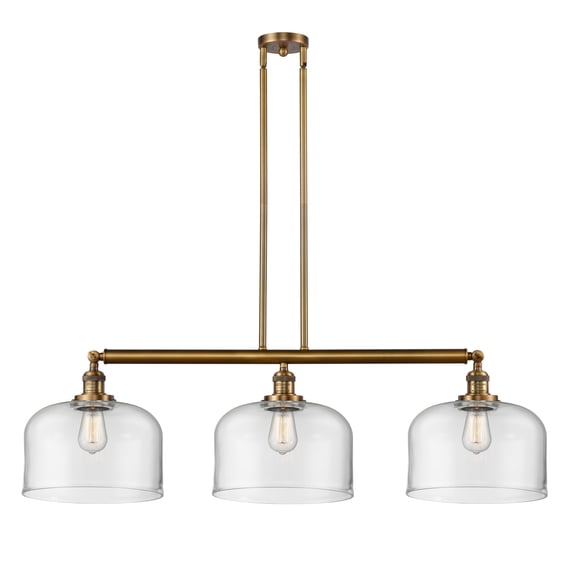 Innovations Lighting 213-BB-G72-L Bell 3 Light 42" Wide Commercial Linear Chandelier -