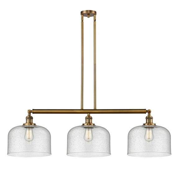 Innovations Lighting 213 X-Large Bell Bell 3 Light 42" Wide Commercial Linear Chandelier -