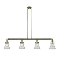 Innovations Lighting 214 Bellmont Bellmont 4 Light 51" Wide Linear Chandelier - Brass