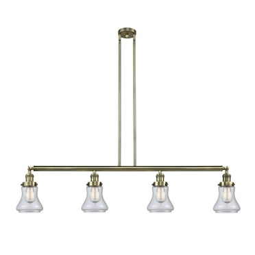 Innovations Lighting 214 Bellmont Bellmont 4 Light 51" Wide Linear Chandelier - Brass