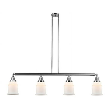 Innovations Lighting 214 Canton Canton 4 Light 51" Wide Linear Chandelier - White