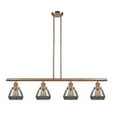 thumbnail image 1 of Innovations Lighting 214 Fulton Fulton 4-Light 48" Wide Linear Chandelier, 1 of 1