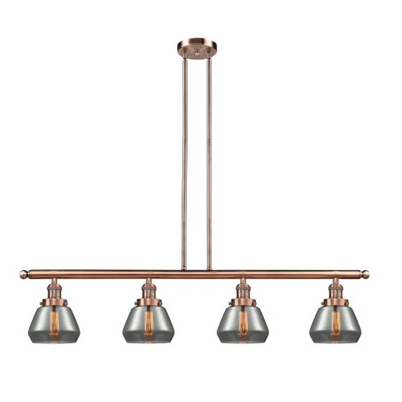 Innovations Lighting 214 Fulton Fulton 4-Light 48" Wide Linear Chandelier