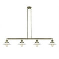 thumbnail image 1 of Innovations Lighting 214 Halophane Halophane 4 Light 53" Wide Linear Chandelier - Antique, 1 of 1