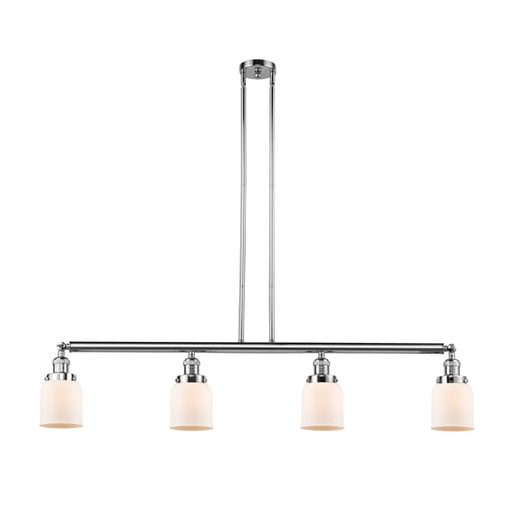 Innovations Lighting 214-S Small Bell Bell 4 Light 50" Wide Commercial Linear Chandelier -