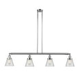 thumbnail image 1 of Innovations Lighting 214-S Small Cone Cone 4 Light 51" Wide Commercial Linear Chandelier -, 1 of 5