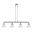 thumbnail image 1 of Innovations Lighting 214-S Small Cone Cone 4 Light 51" Wide Commercial Linear Chandelier -, 1 of 5